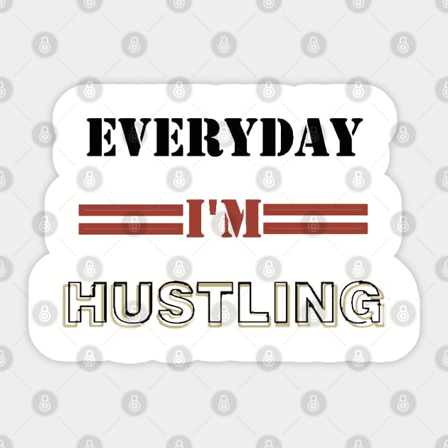 Hustling Sticker by Lamink